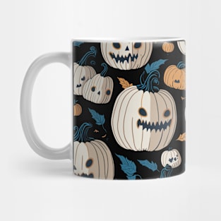 Seamless Pattern Pumpkin Mug